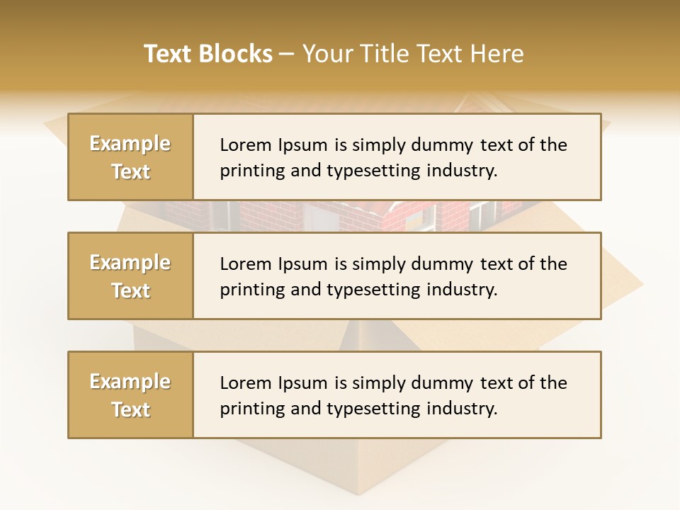 Shipping Tile Render PowerPoint Template
