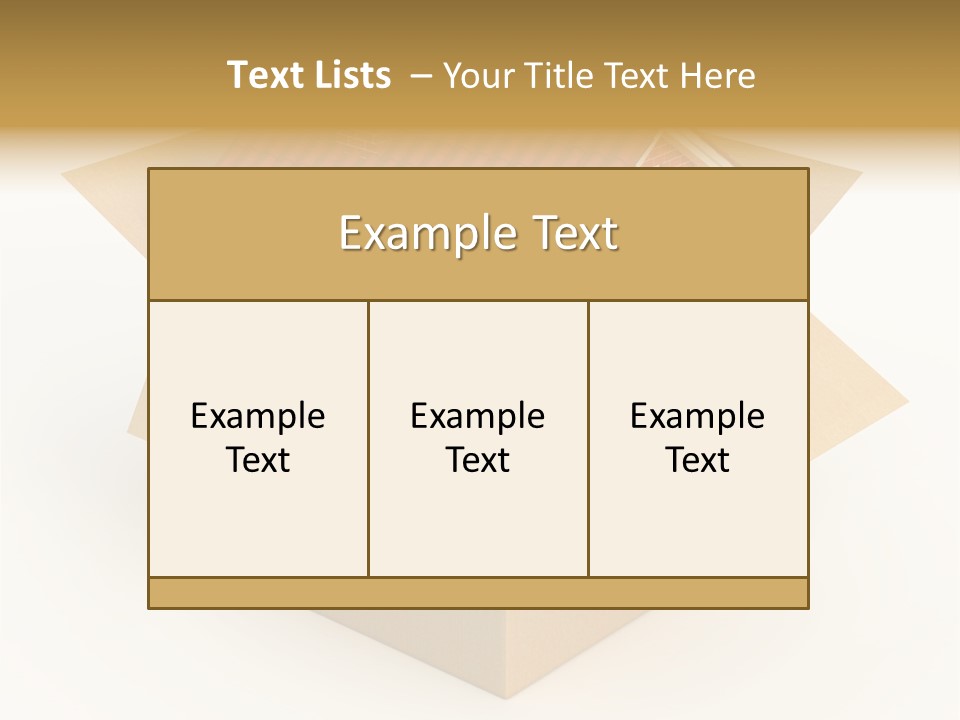 Shipping Tile Render PowerPoint Template