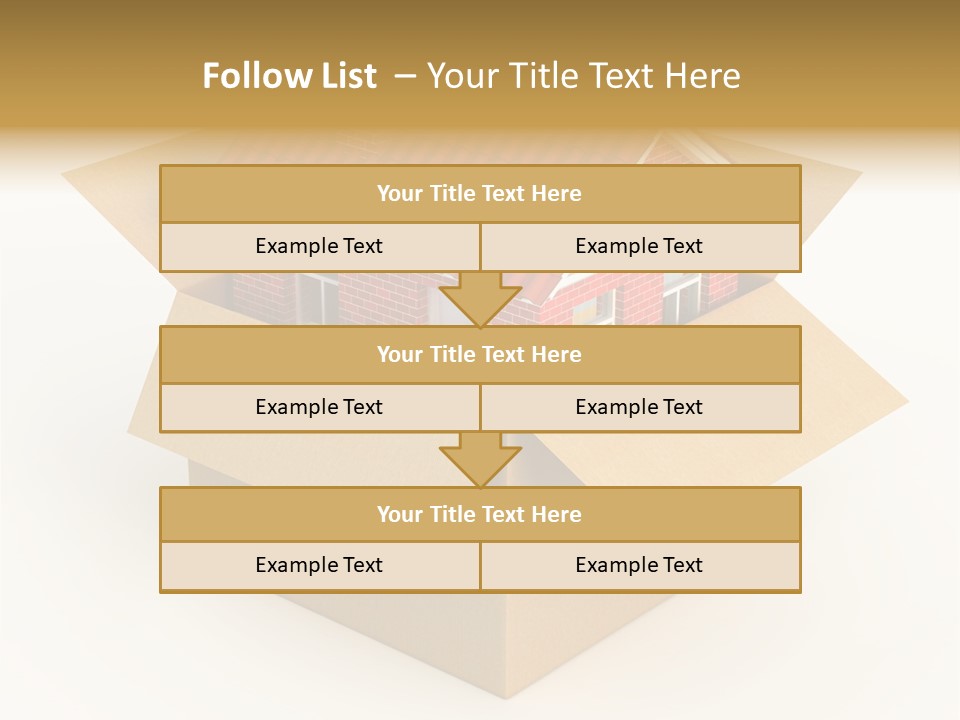 Shipping Tile Render PowerPoint Template