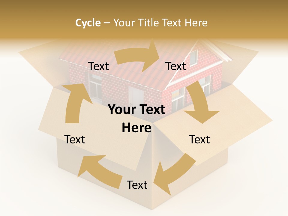 Shipping Tile Render PowerPoint Template