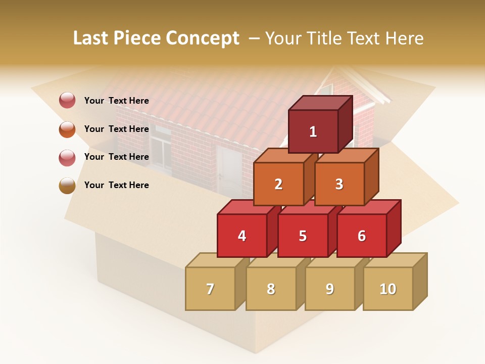 Shipping Tile Render PowerPoint Template