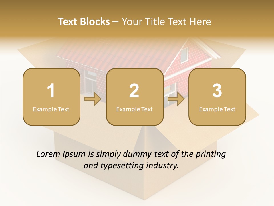 Shipping Tile Render PowerPoint Template