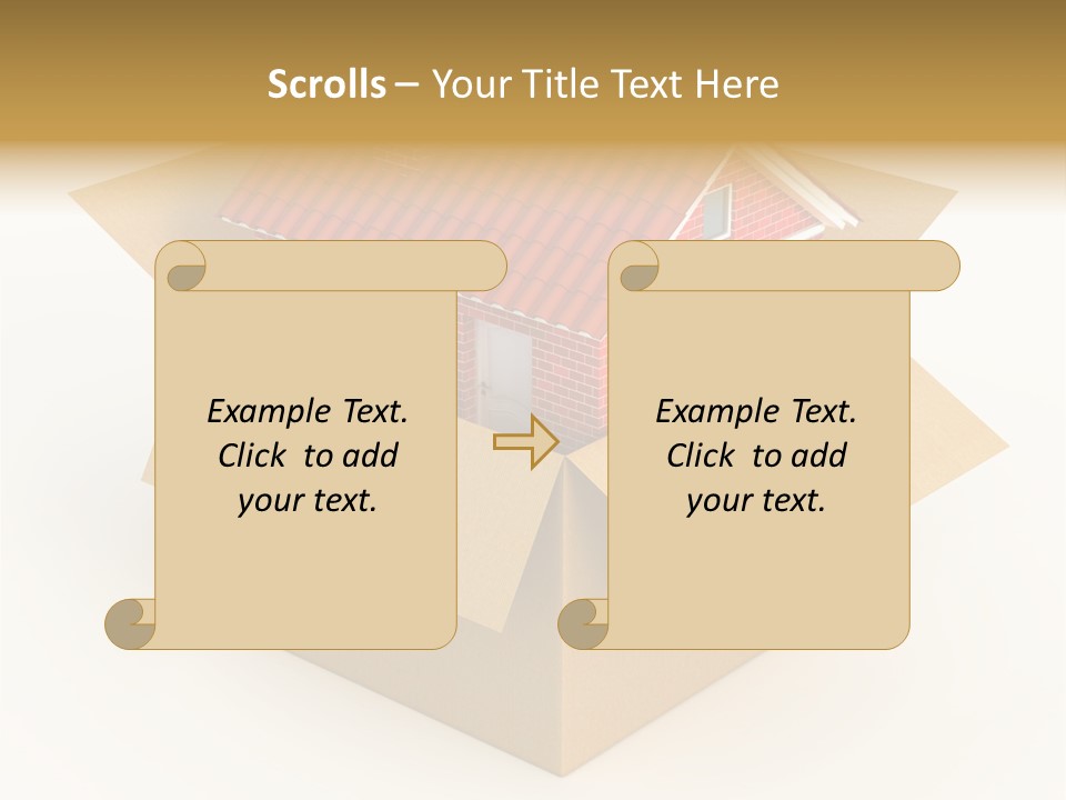 Shipping Tile Render PowerPoint Template