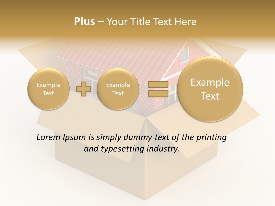 Shipping Tile Render PowerPoint Template