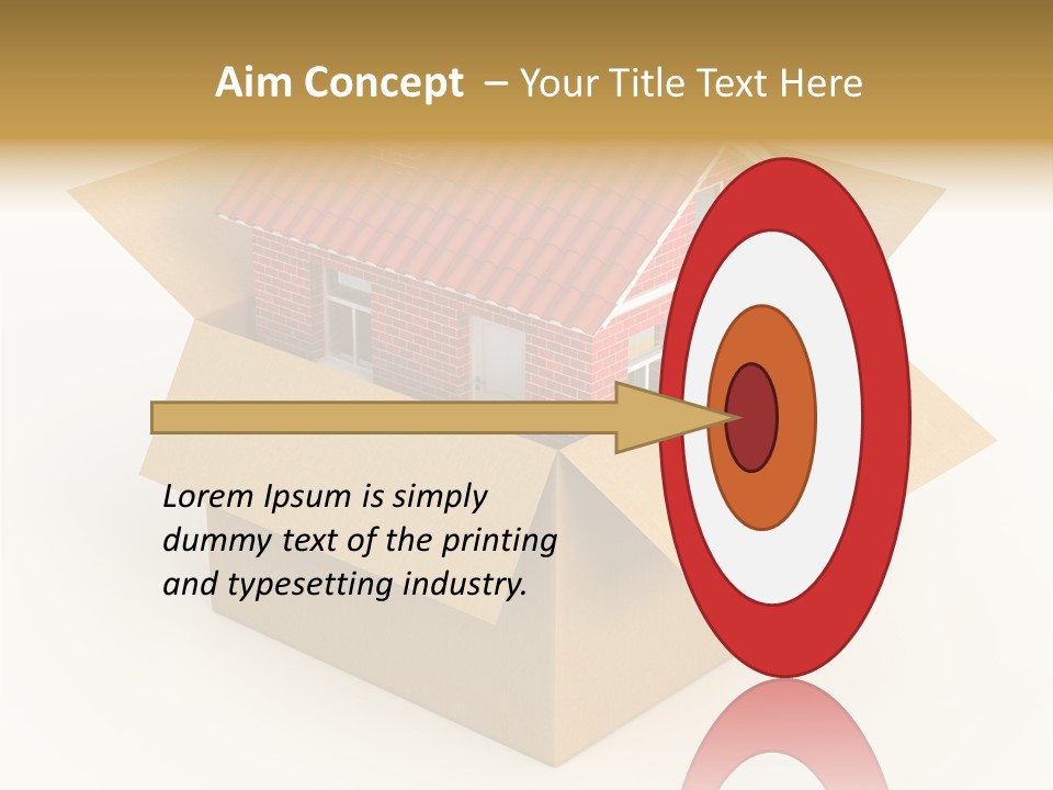 Shipping Tile Render PowerPoint Template