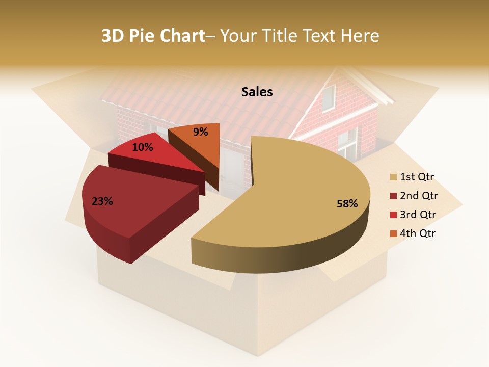 Shipping Tile Render PowerPoint Template