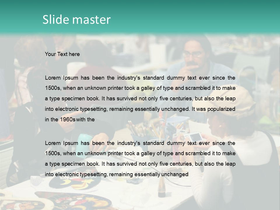 Italian Fieramilanocity Showroom PowerPoint Template