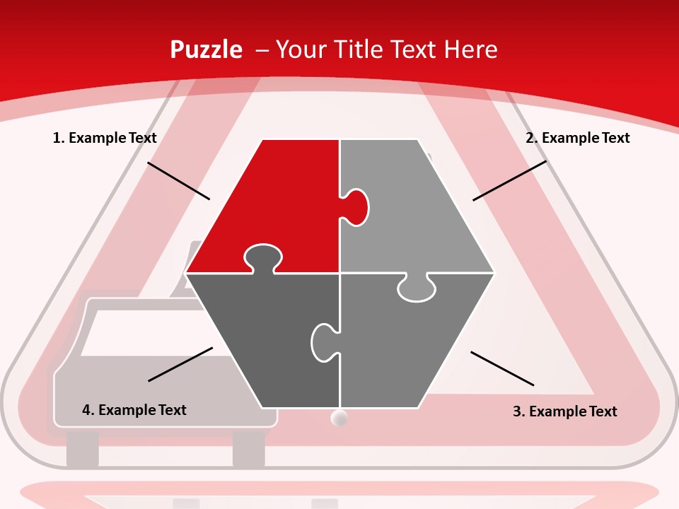 Closeup French Fries Sausage PowerPoint Template