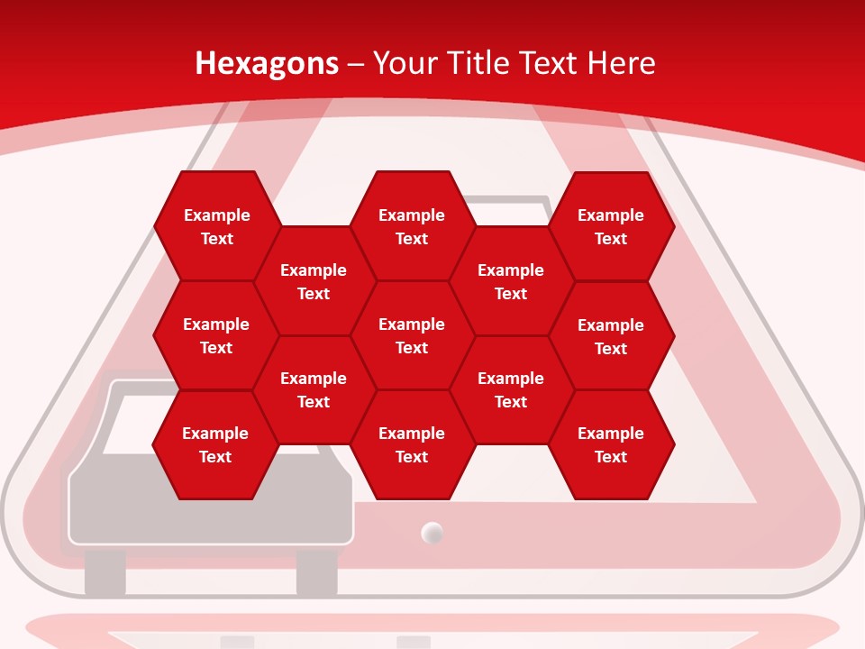 Closeup French Fries Sausage PowerPoint Template