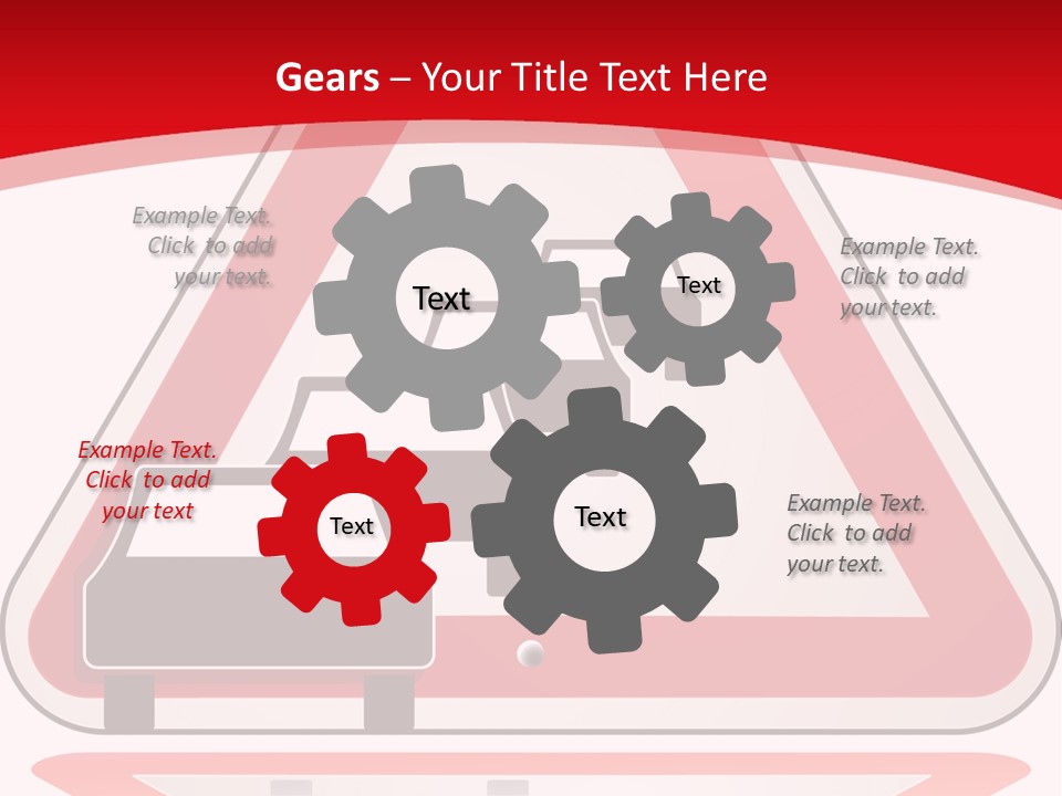 Closeup French Fries Sausage PowerPoint Template