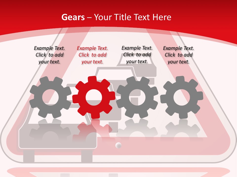 Closeup French Fries Sausage PowerPoint Template