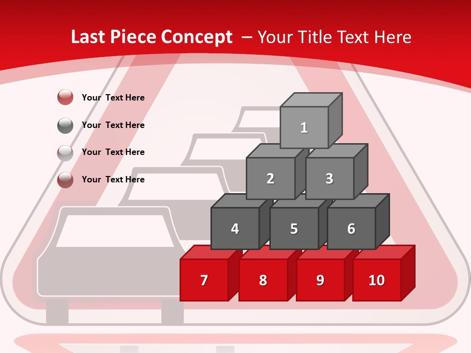 Closeup French Fries Sausage PowerPoint Template