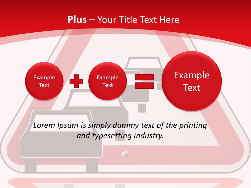 Closeup French Fries Sausage PowerPoint Template