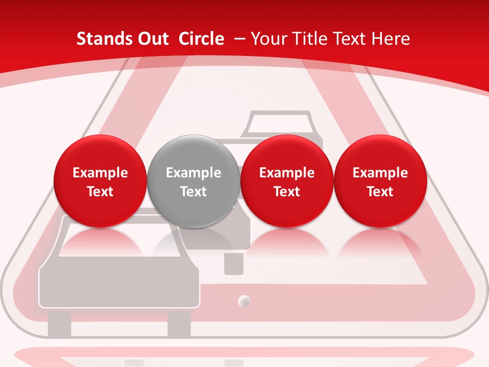 Closeup French Fries Sausage PowerPoint Template