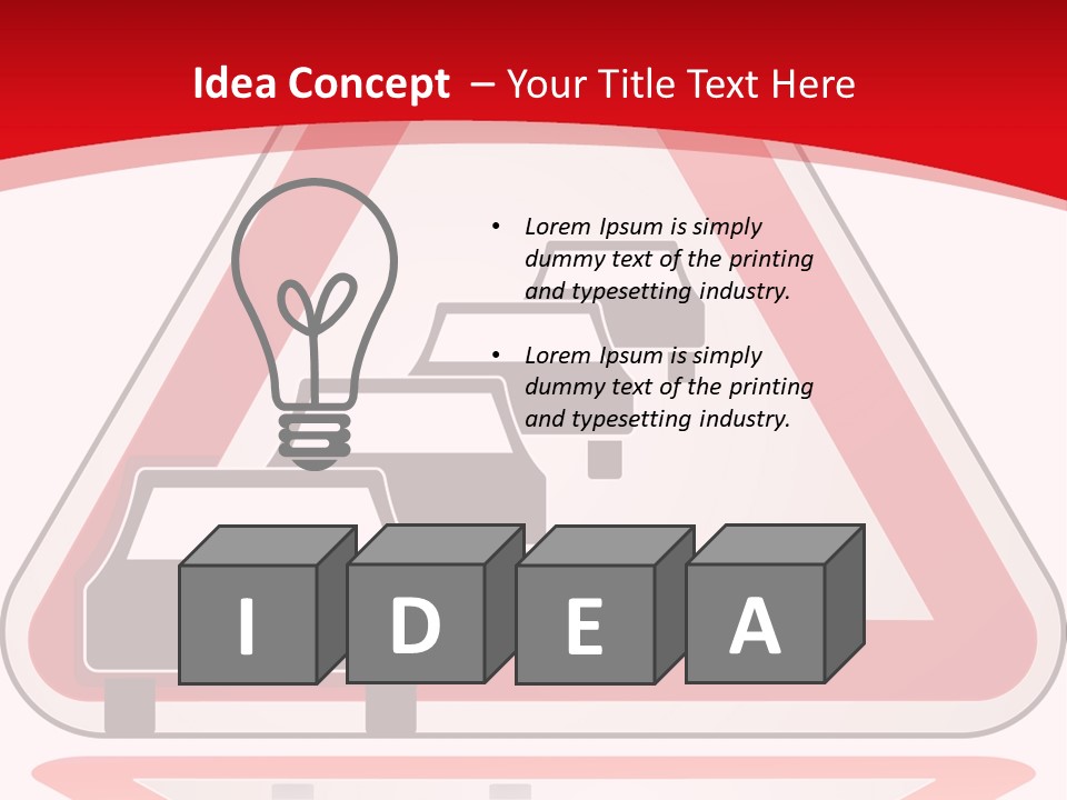 Closeup French Fries Sausage PowerPoint Template