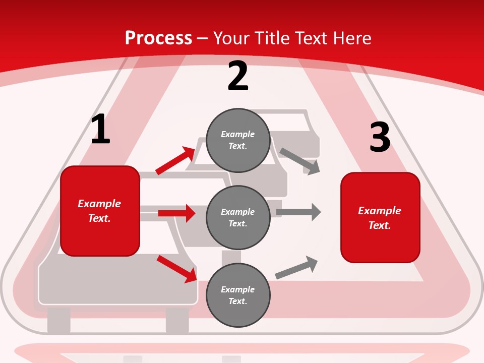 Closeup French Fries Sausage PowerPoint Template
