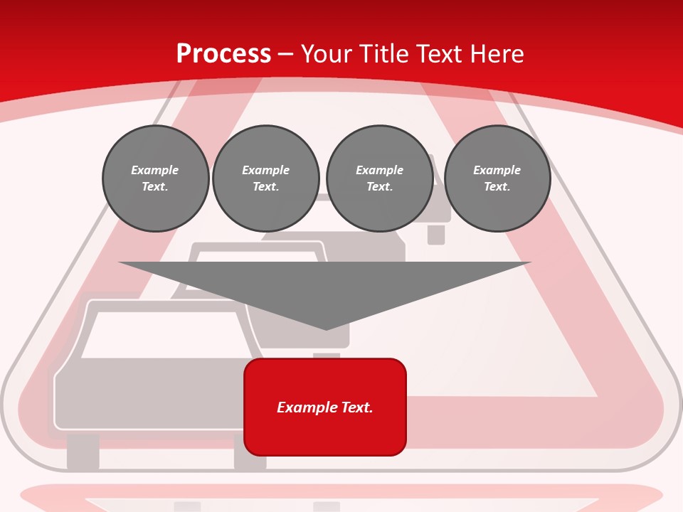 Closeup French Fries Sausage PowerPoint Template