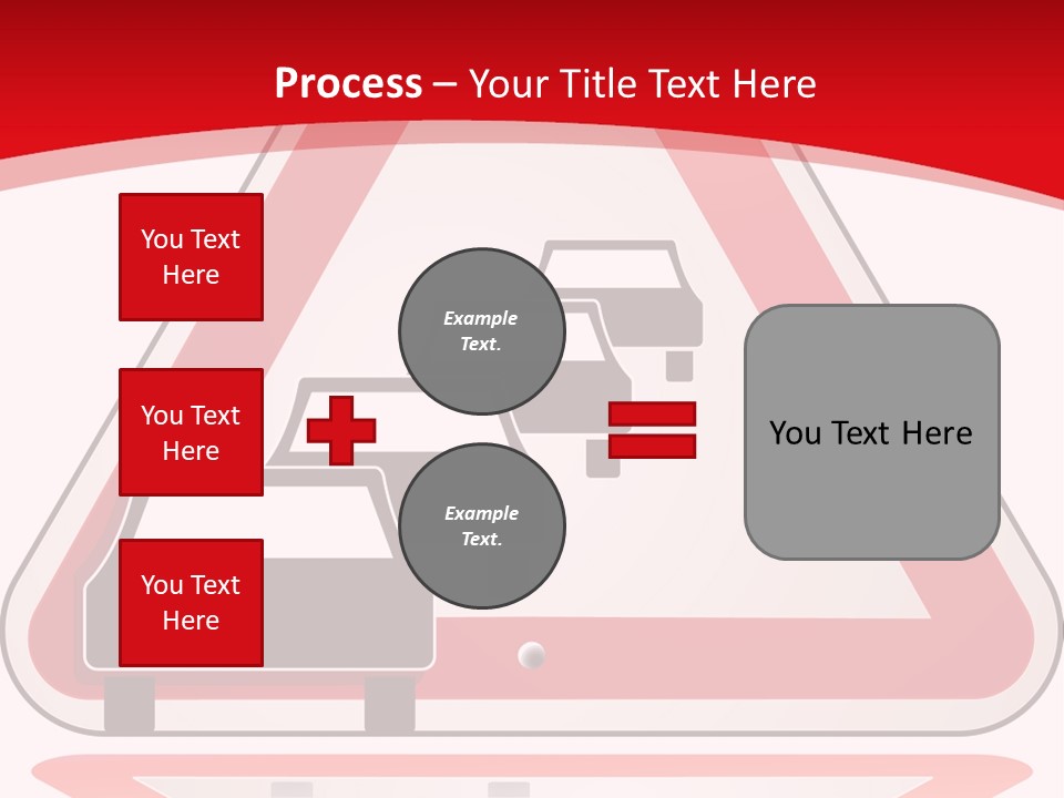 Closeup French Fries Sausage PowerPoint Template