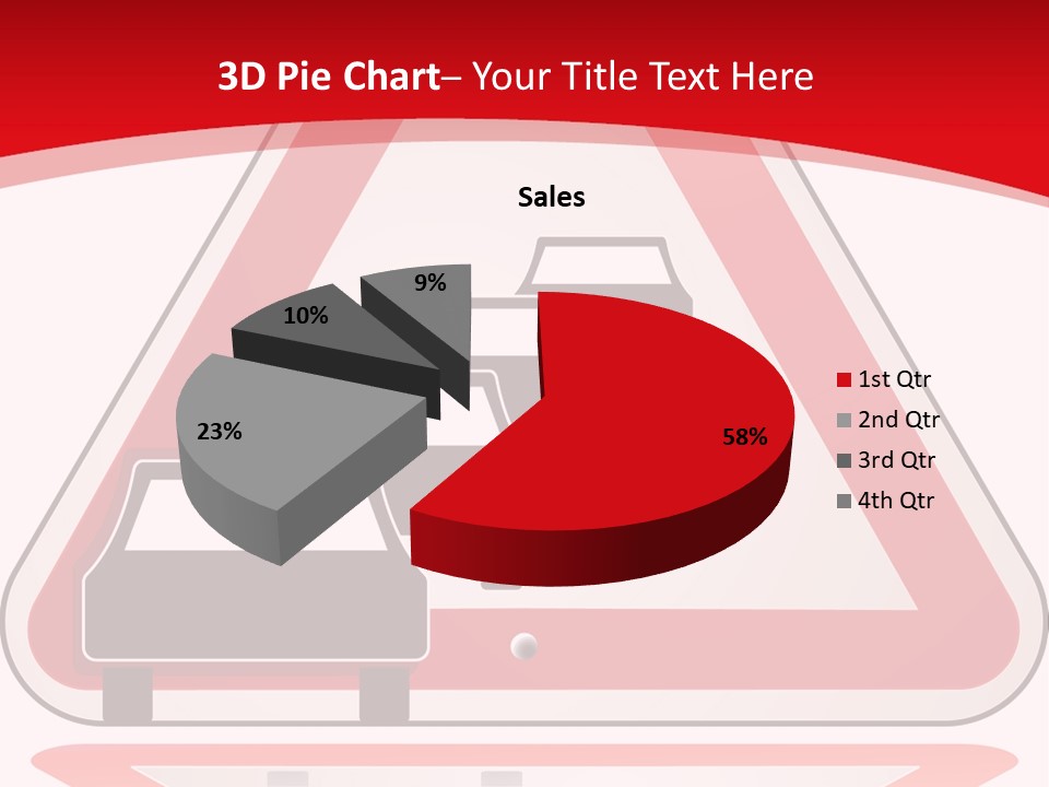 Closeup French Fries Sausage PowerPoint Template