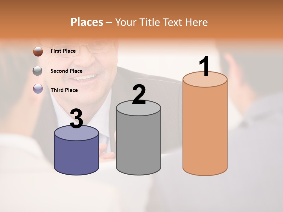 Confident Smart Man PowerPoint Template
