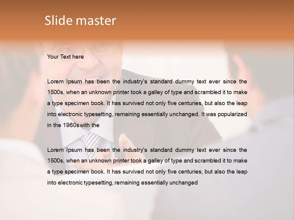 Confident Smart Man PowerPoint Template