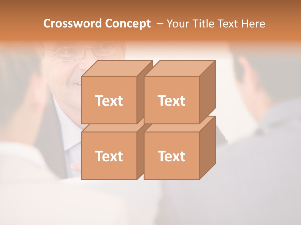 Confident Smart Man PowerPoint Template