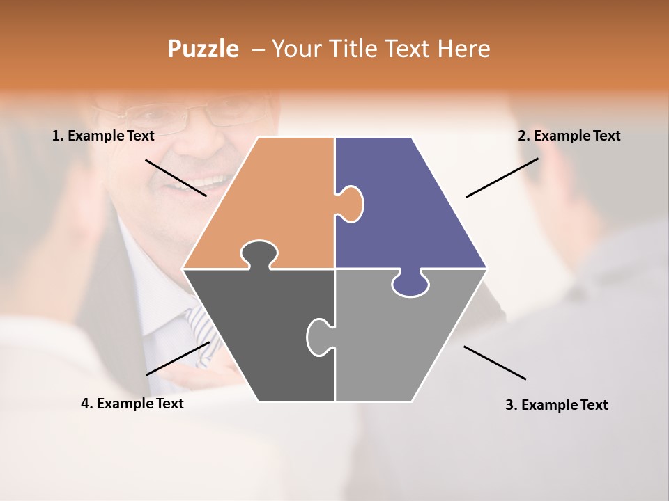 Confident Smart Man PowerPoint Template