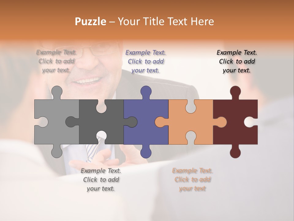 Confident Smart Man PowerPoint Template
