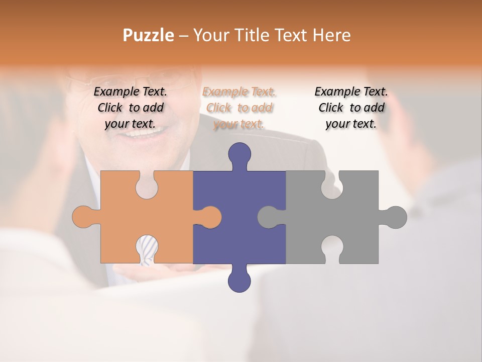 Confident Smart Man PowerPoint Template