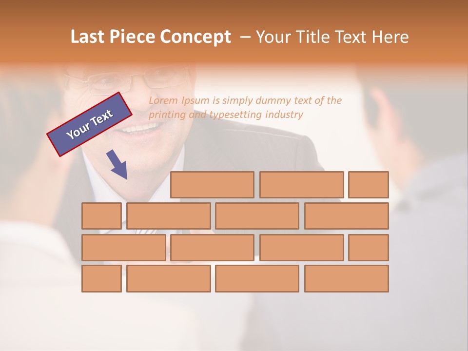 Confident Smart Man PowerPoint Template