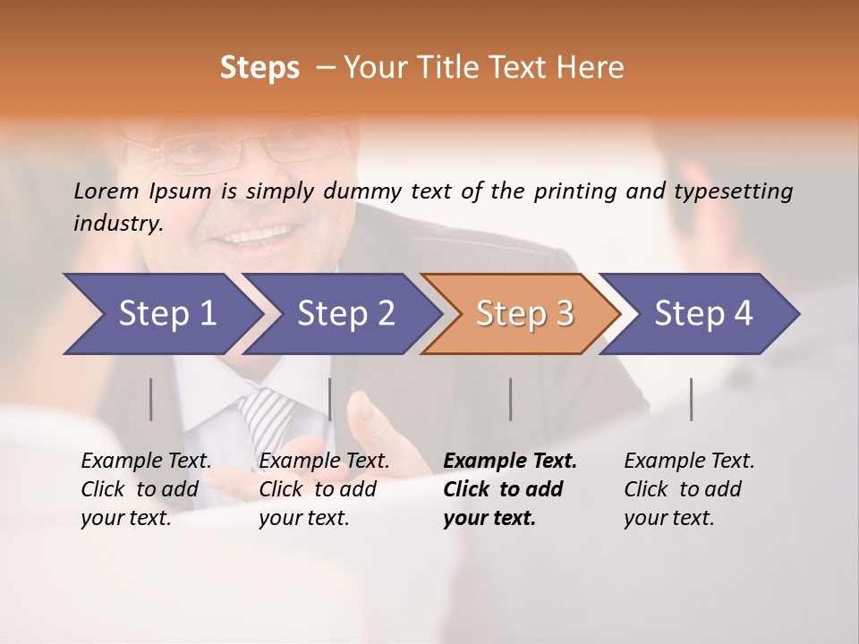 Confident Smart Man PowerPoint Template
