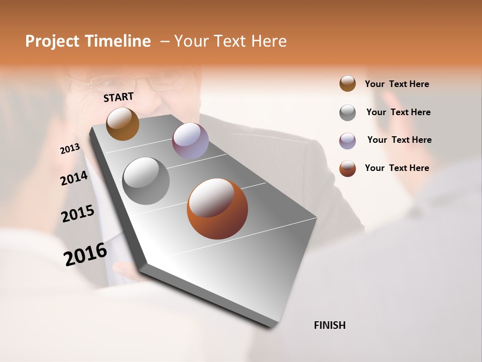 Confident Smart Man PowerPoint Template