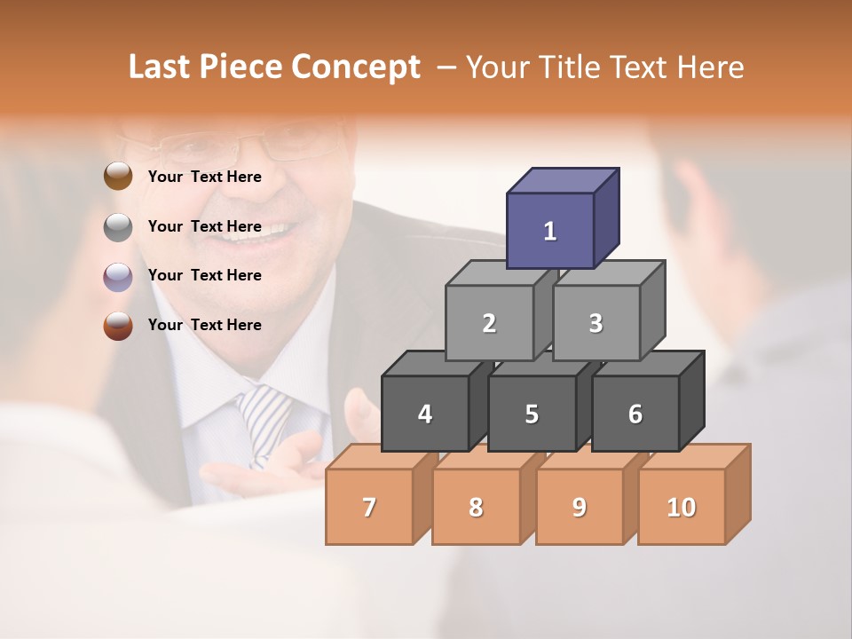 Confident Smart Man PowerPoint Template
