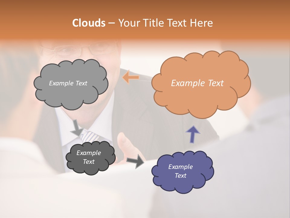 Confident Smart Man PowerPoint Template
