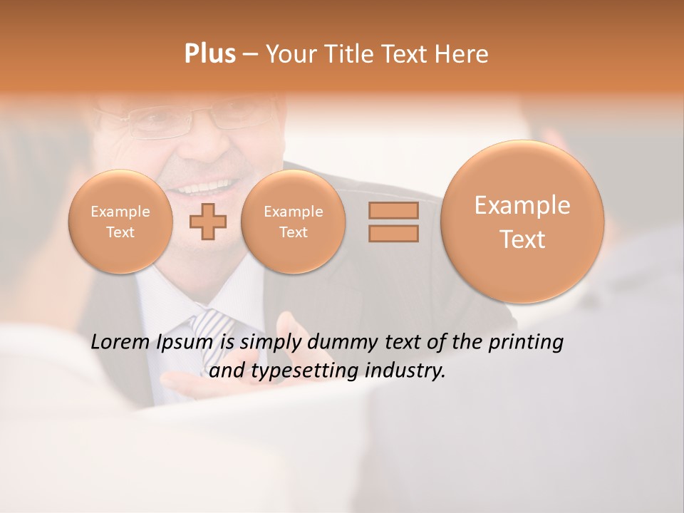 Confident Smart Man PowerPoint Template