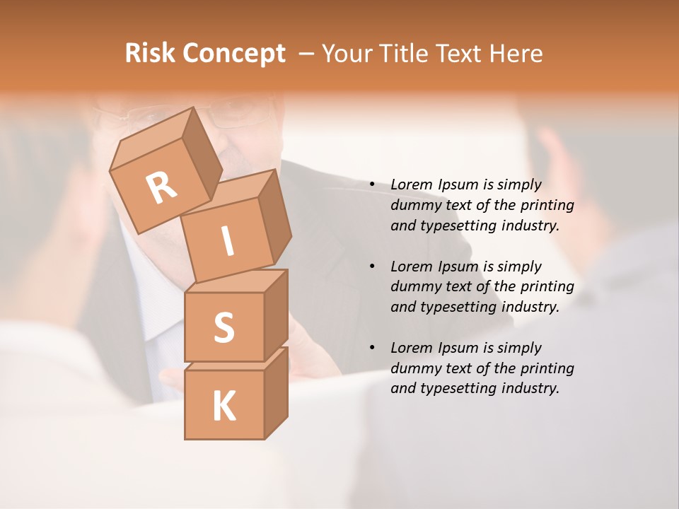 Confident Smart Man PowerPoint Template