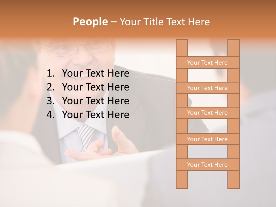Confident Smart Man PowerPoint Template