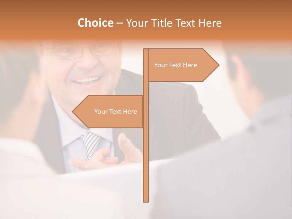 Confident Smart Man PowerPoint Template