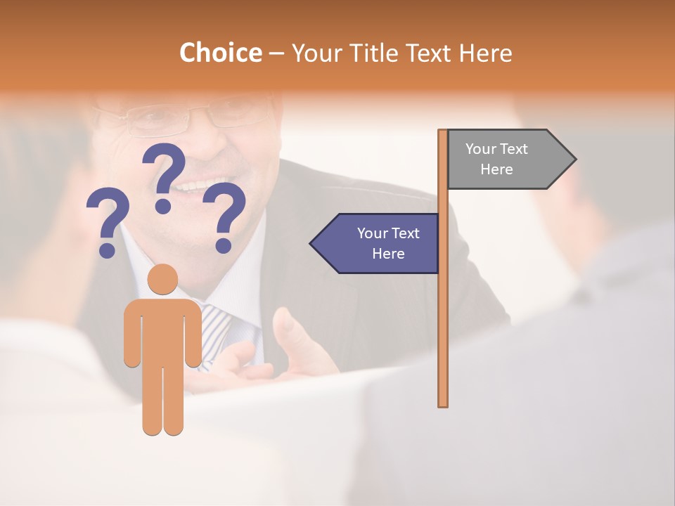 Confident Smart Man PowerPoint Template