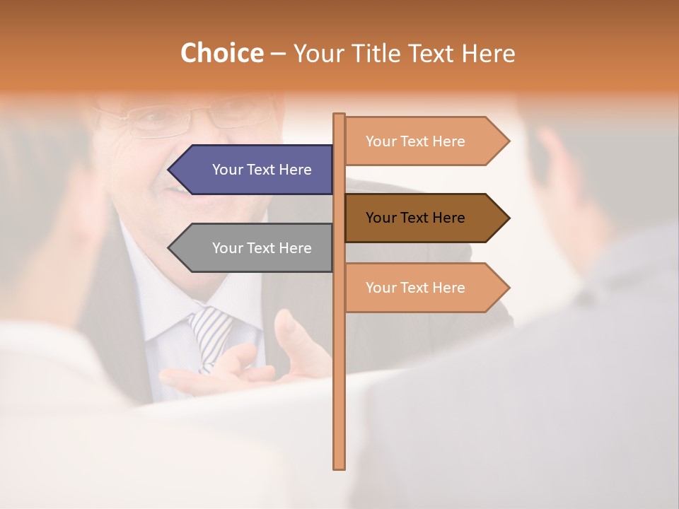 Confident Smart Man PowerPoint Template