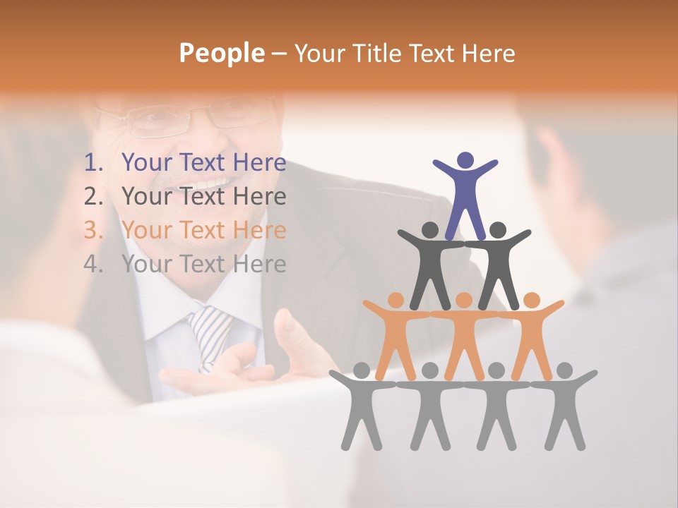 Confident Smart Man PowerPoint Template