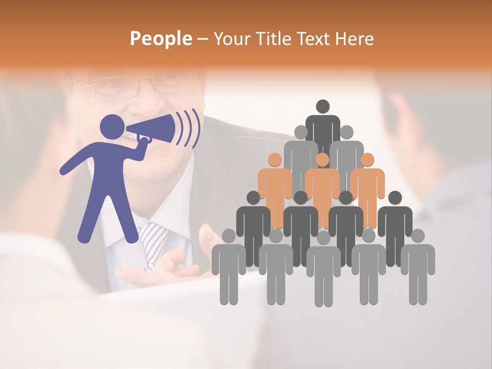 Confident Smart Man PowerPoint Template