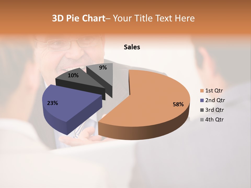 Confident Smart Man PowerPoint Template