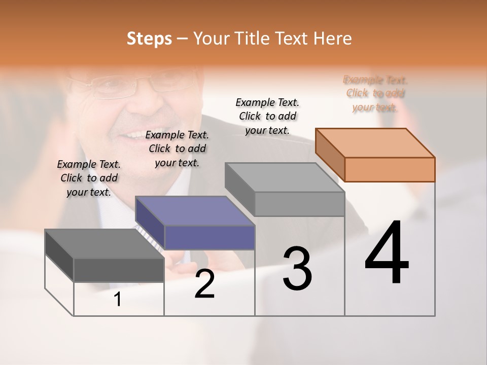 Confident Smart Man PowerPoint Template