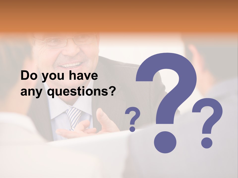 Confident Smart Man PowerPoint Template