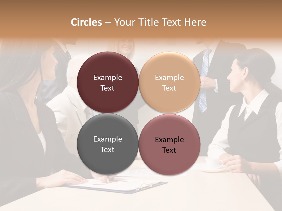 Speaker Cooperation Wellbeing PowerPoint Template