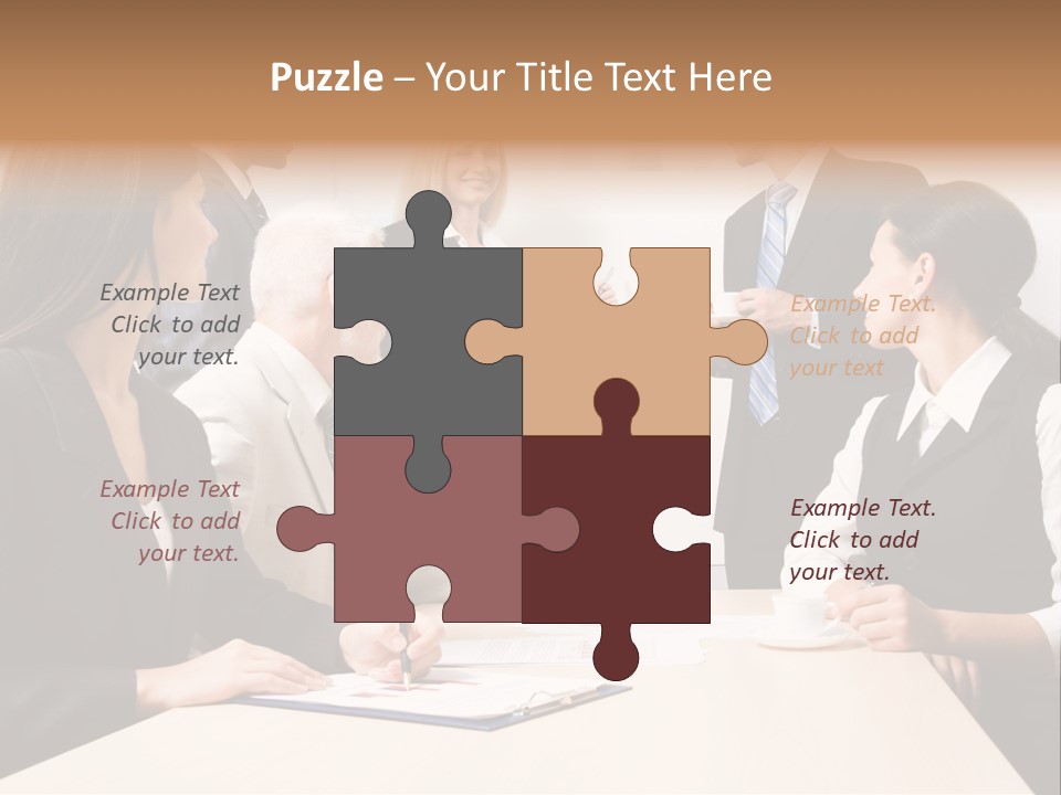 Speaker Cooperation Wellbeing PowerPoint Template