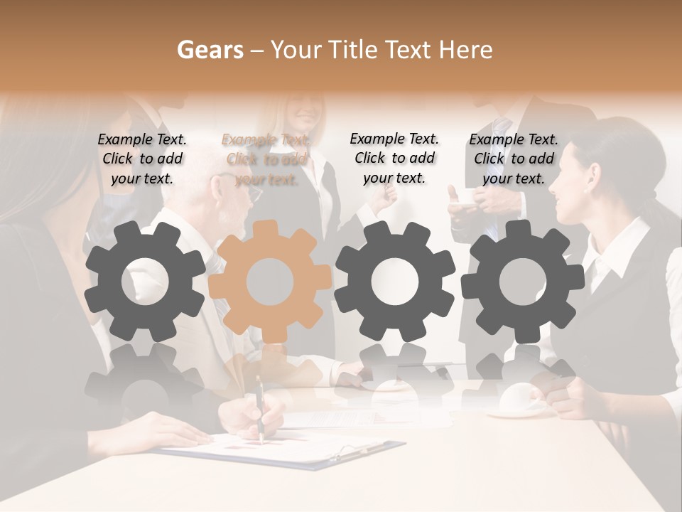 Speaker Cooperation Wellbeing PowerPoint Template