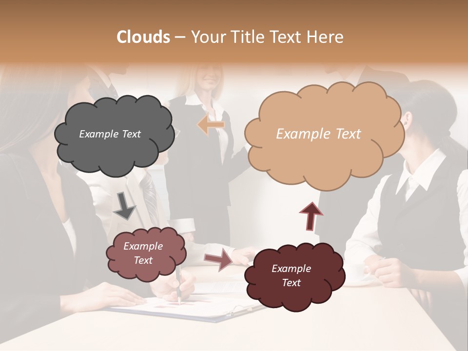 Speaker Cooperation Wellbeing PowerPoint Template