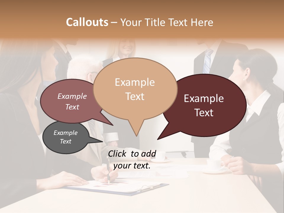 Speaker Cooperation Wellbeing PowerPoint Template